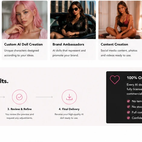 AI doll content creator for social and digital campaigns