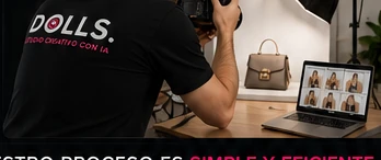 Equipo de fotografía de producto en estudio Dolls Guadalajara