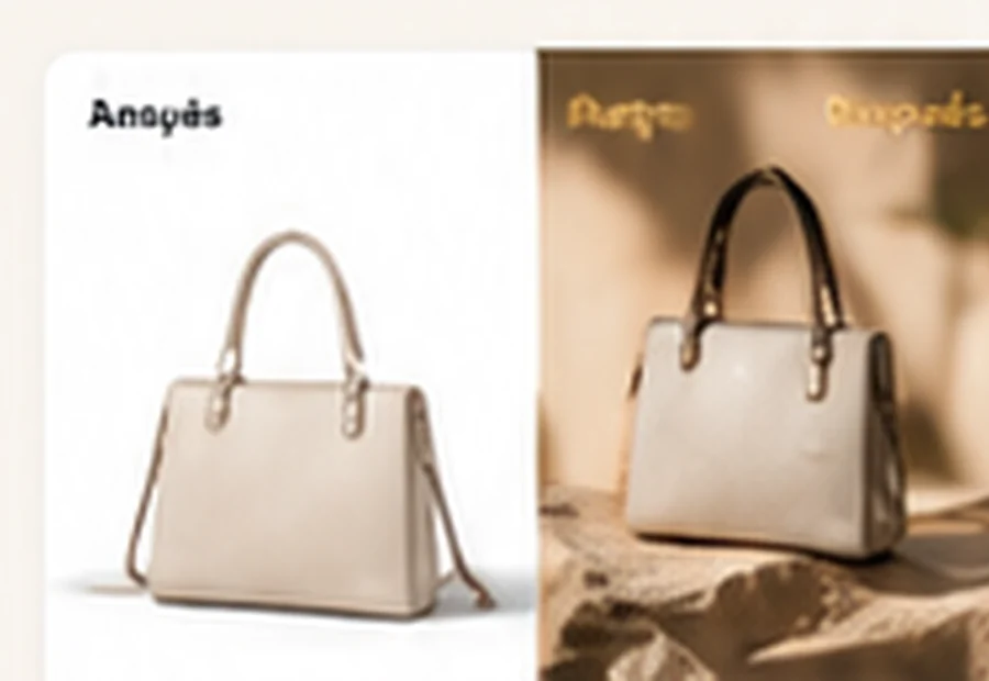 Fotografía comercial de bolsa para catálogo