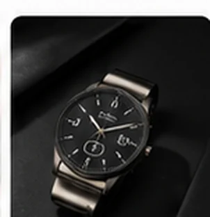 Fotografía publicitaria de reloj con iluminación premium